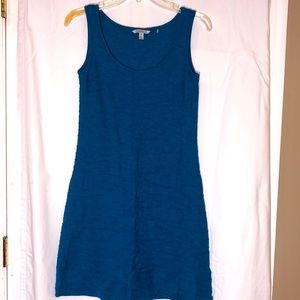 Toad & Co. Turquoise Sleeveless Cotton Dress, XS, Excellent Condition.